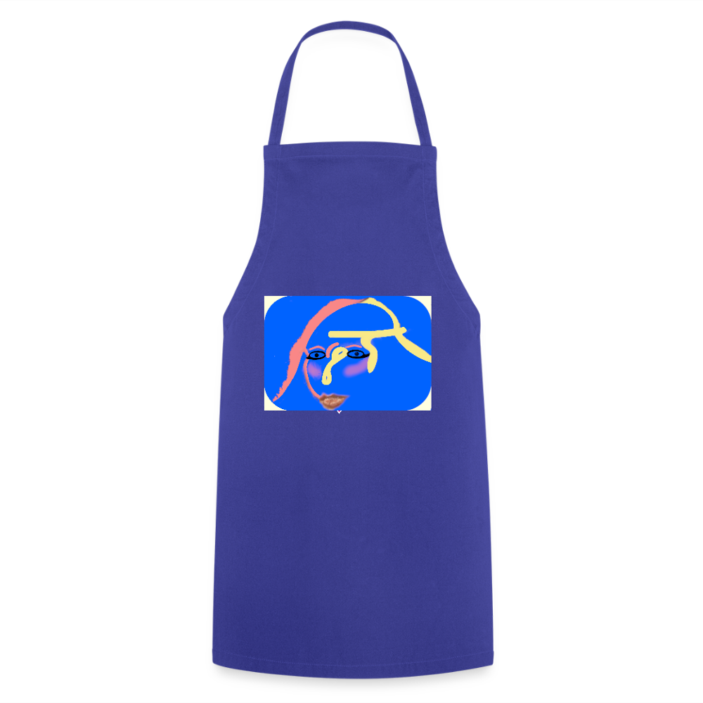 Cooking Apron - royal blue