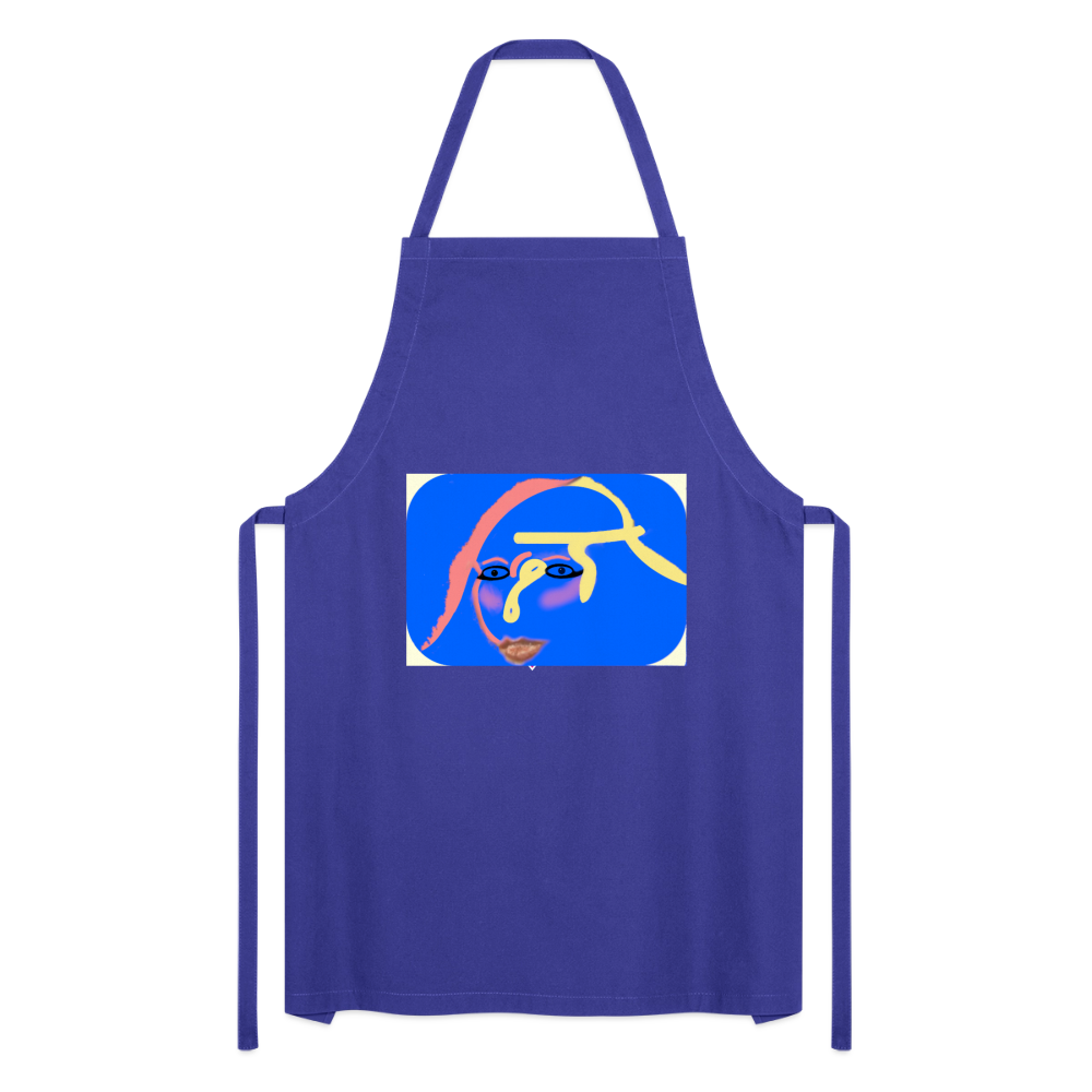 Cooking Apron - royal blue