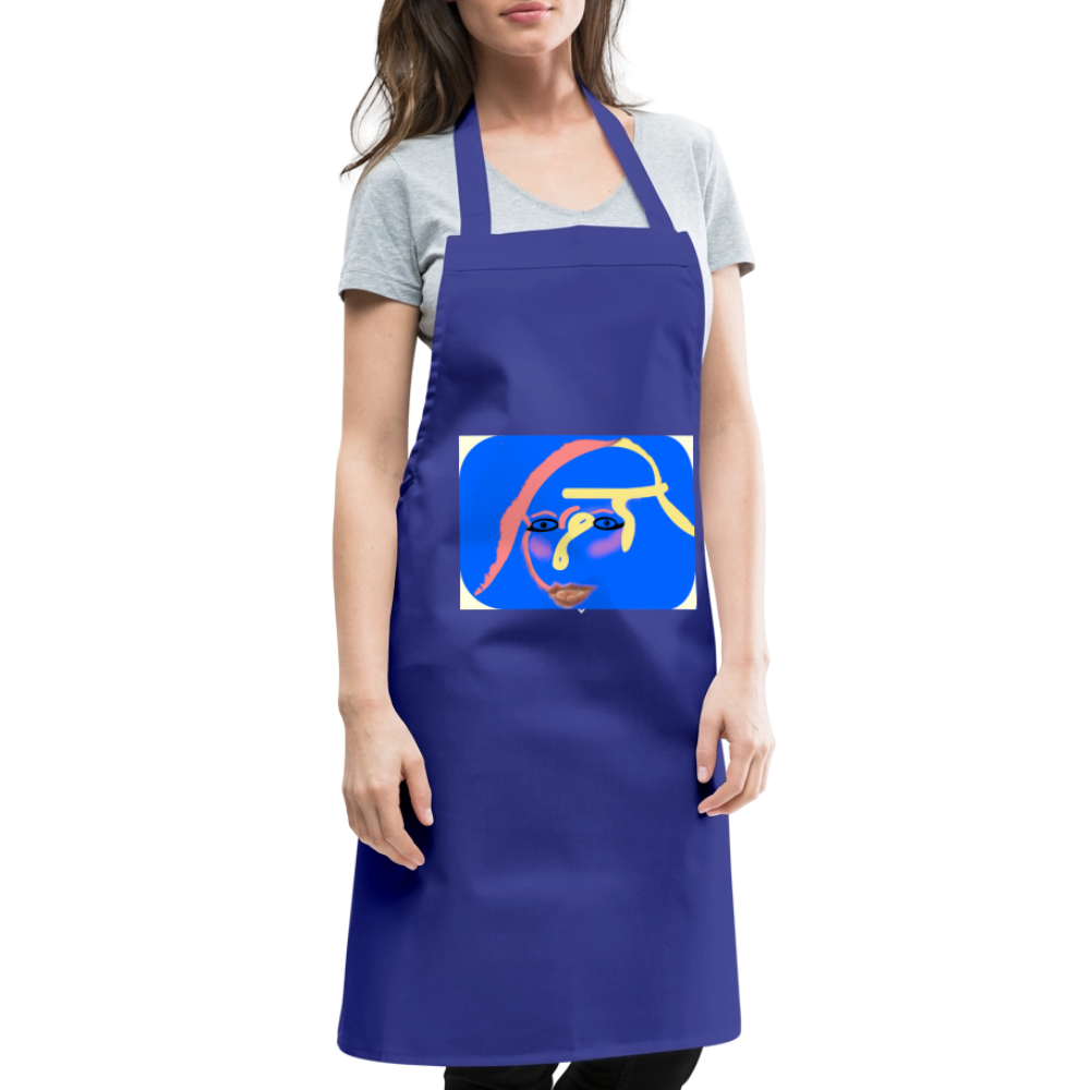 Cooking Apron - royal blue