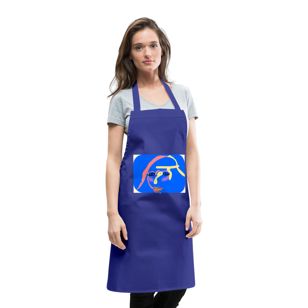 Cooking Apron - royal blue