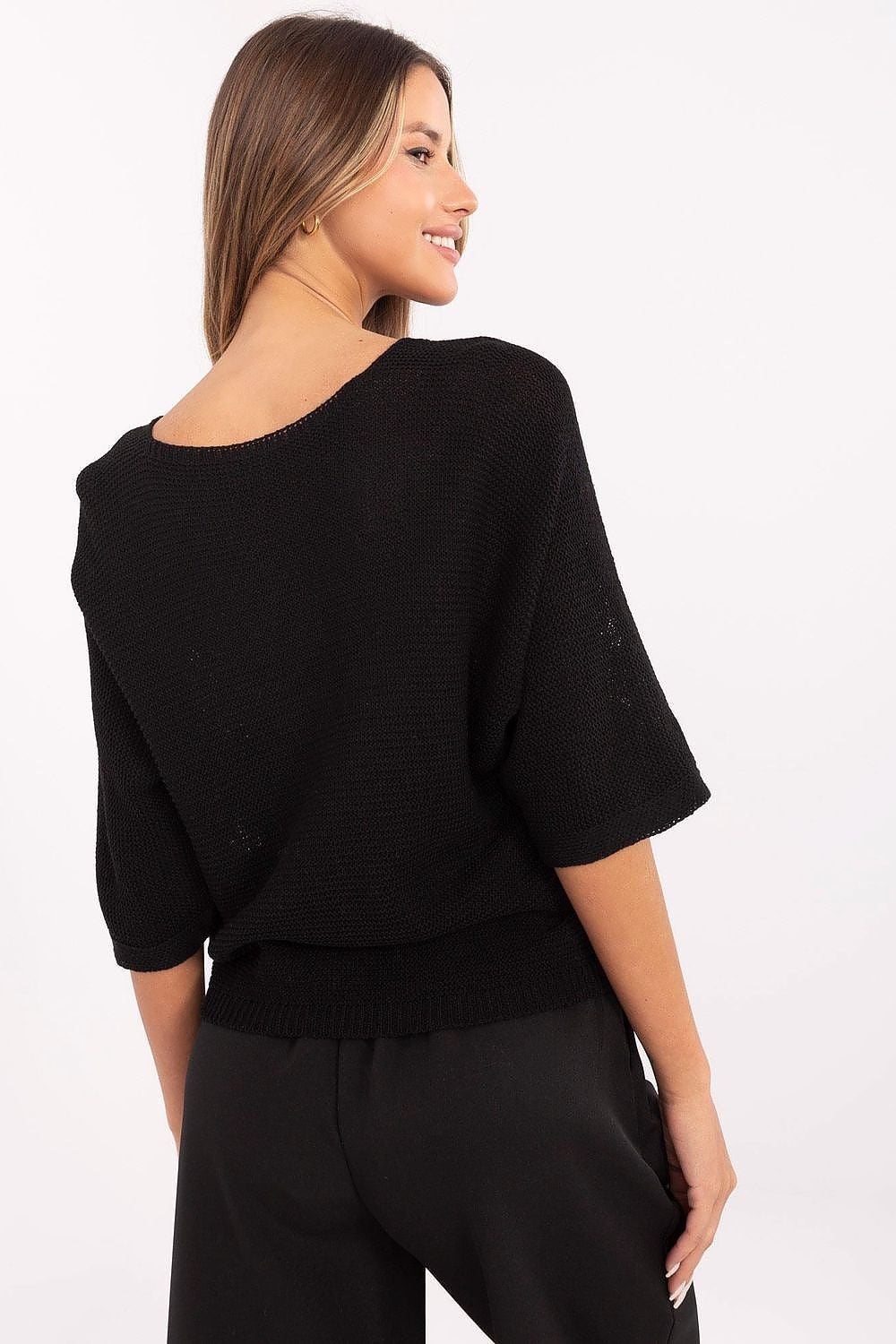 Short sleeve sweater model 206703 Italy Moda