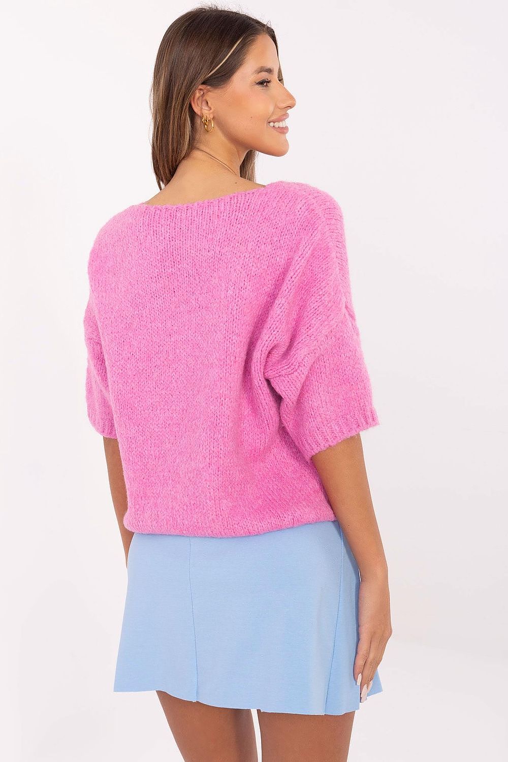 Short sleeve sweater model 206738 Italy Moda