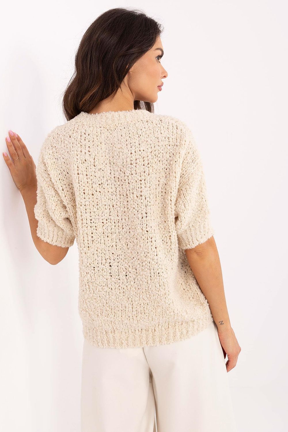 Short sleeve sweater model 206944 Italy Moda