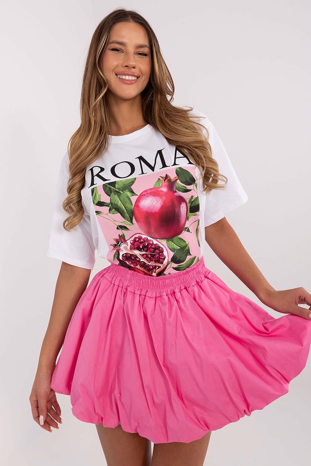 Short skirt model 208706 Italy Moda