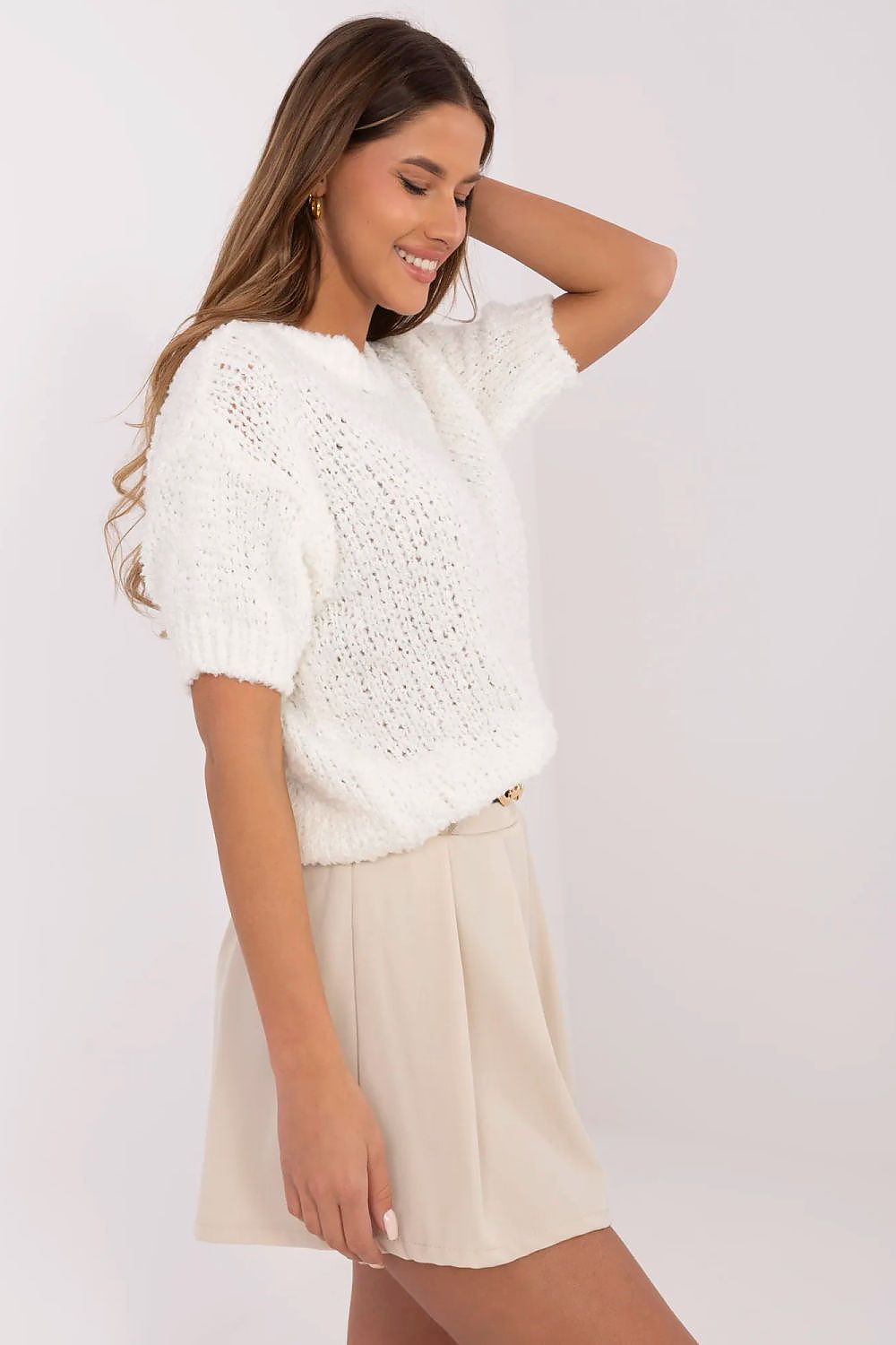 Short sleeve sweater model 209708 Italy Moda