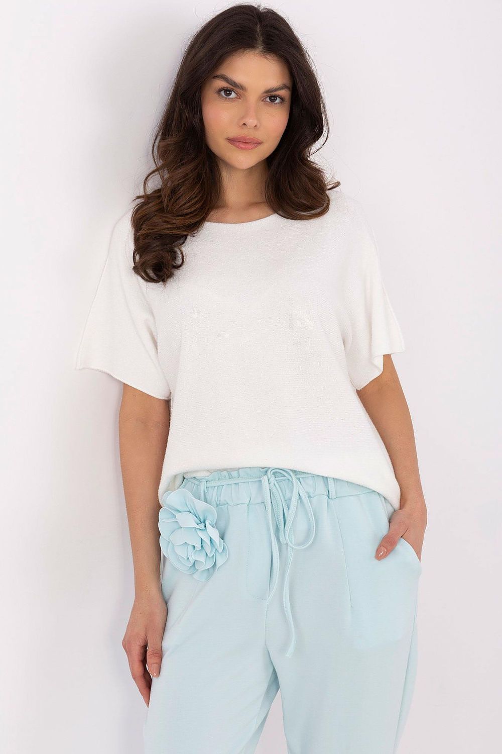 Short sleeve sweater model 209984 Italy Moda