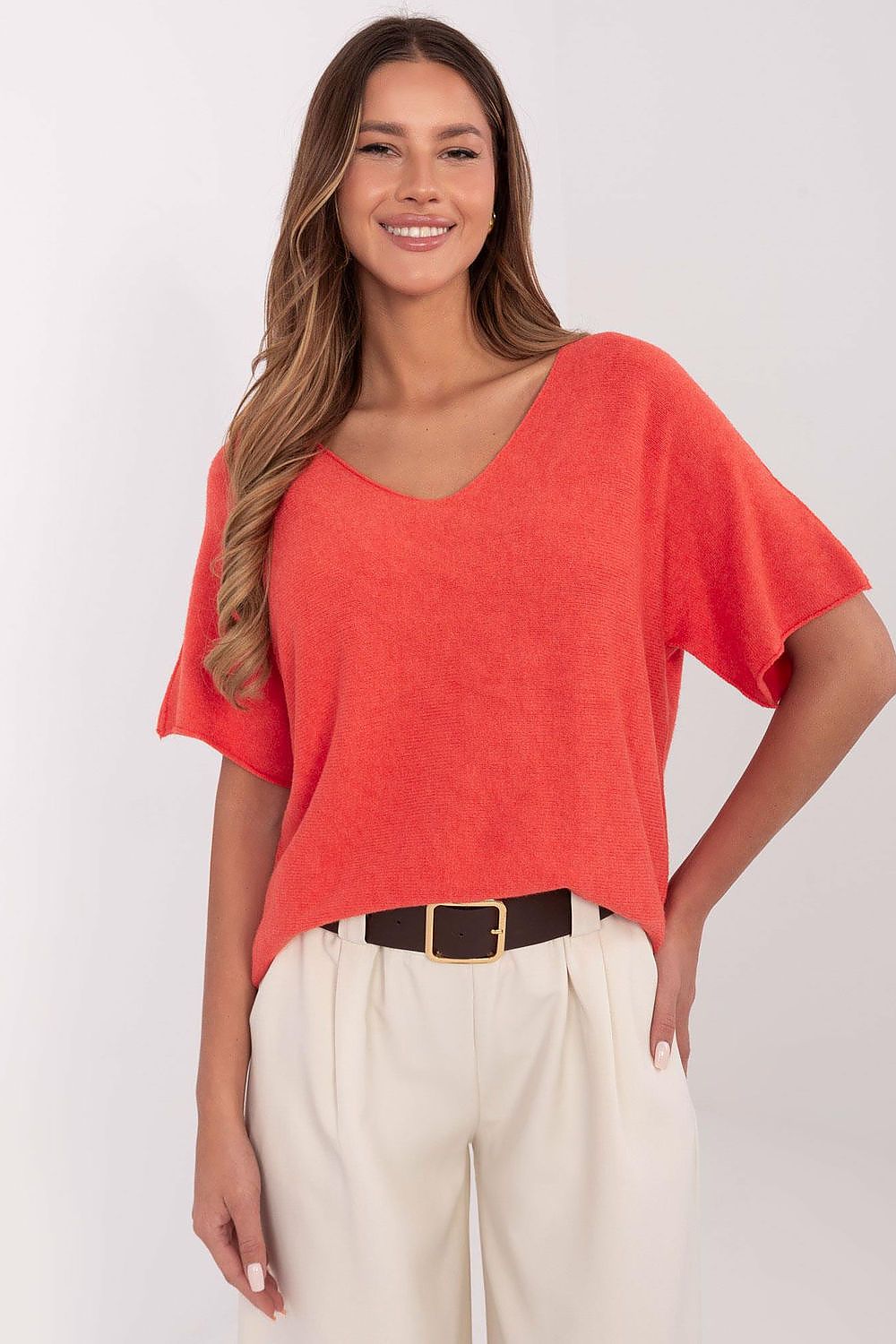 Short sleeve sweater model 209996 Italy Moda