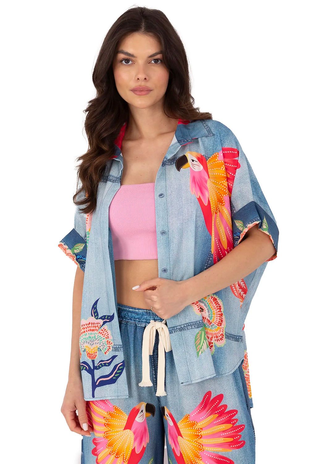 Short sleeve shirt model 210033 Italy Moda