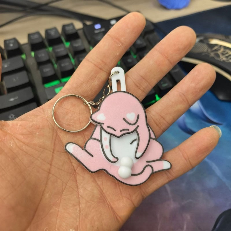 Pull Cat Key Chain Pendant