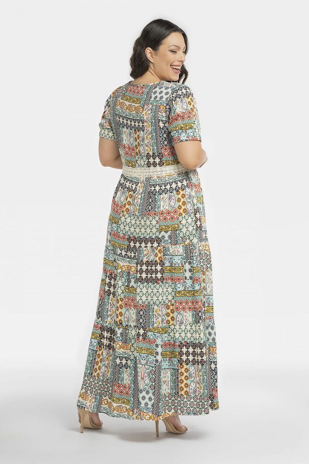  Plus size dress model 196883 Karko 